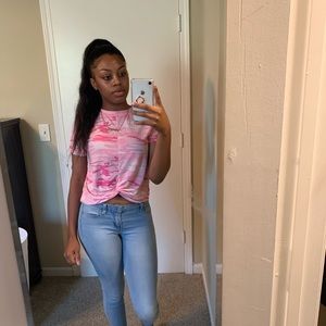 Pink camofluage shirt